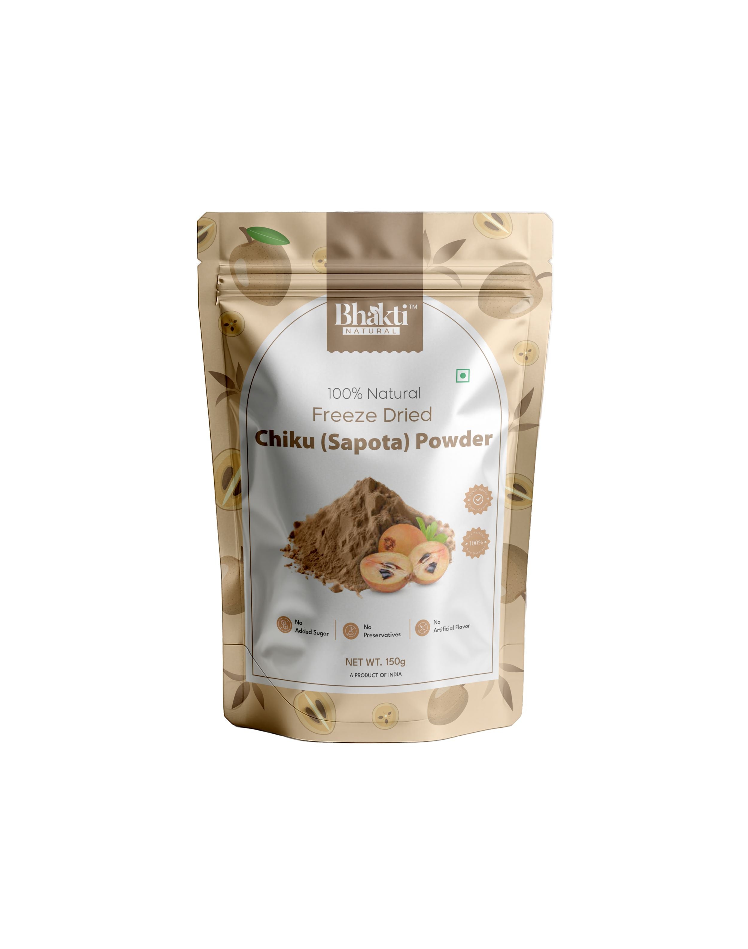Freeze Dried Chickoo (Sapota) Powder