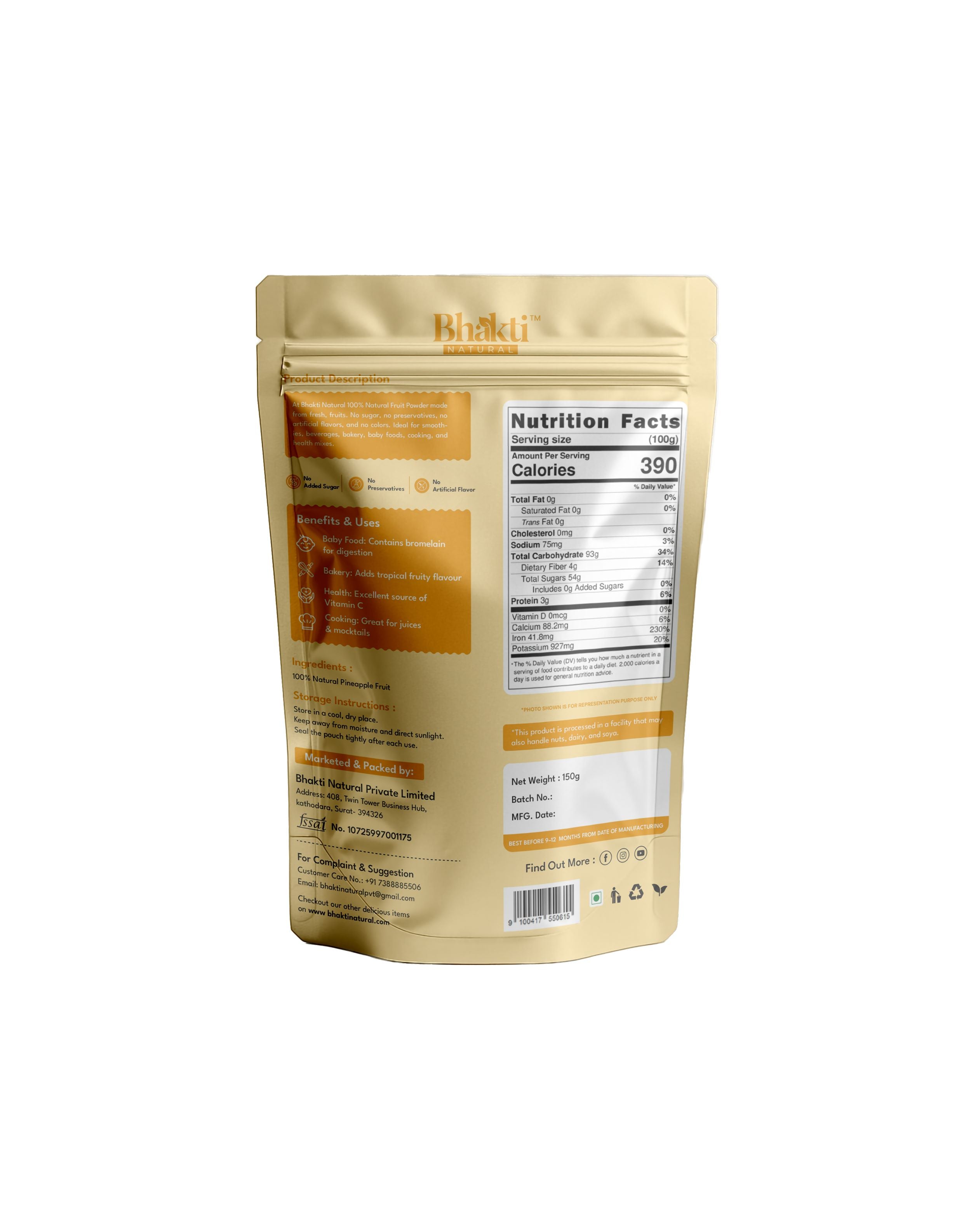 Freeze Dried Pineapple Powder